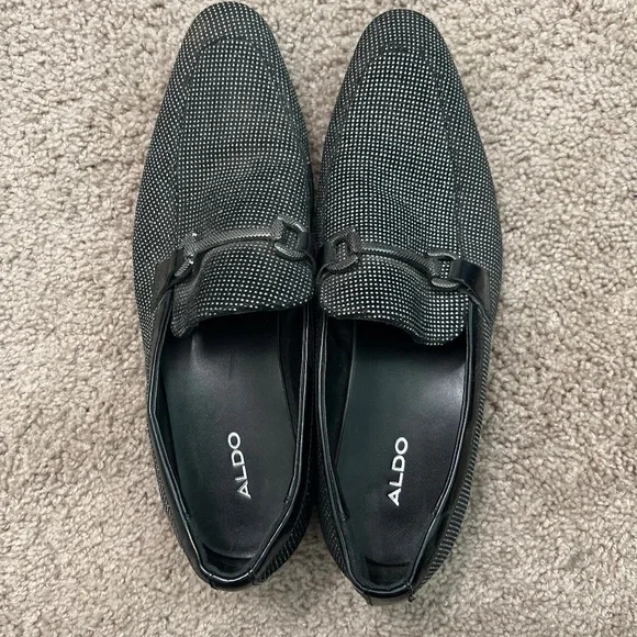 Aldo | Shoes | Aldo Black Cocktail Shoes Diamond Pattern  display picture 2
